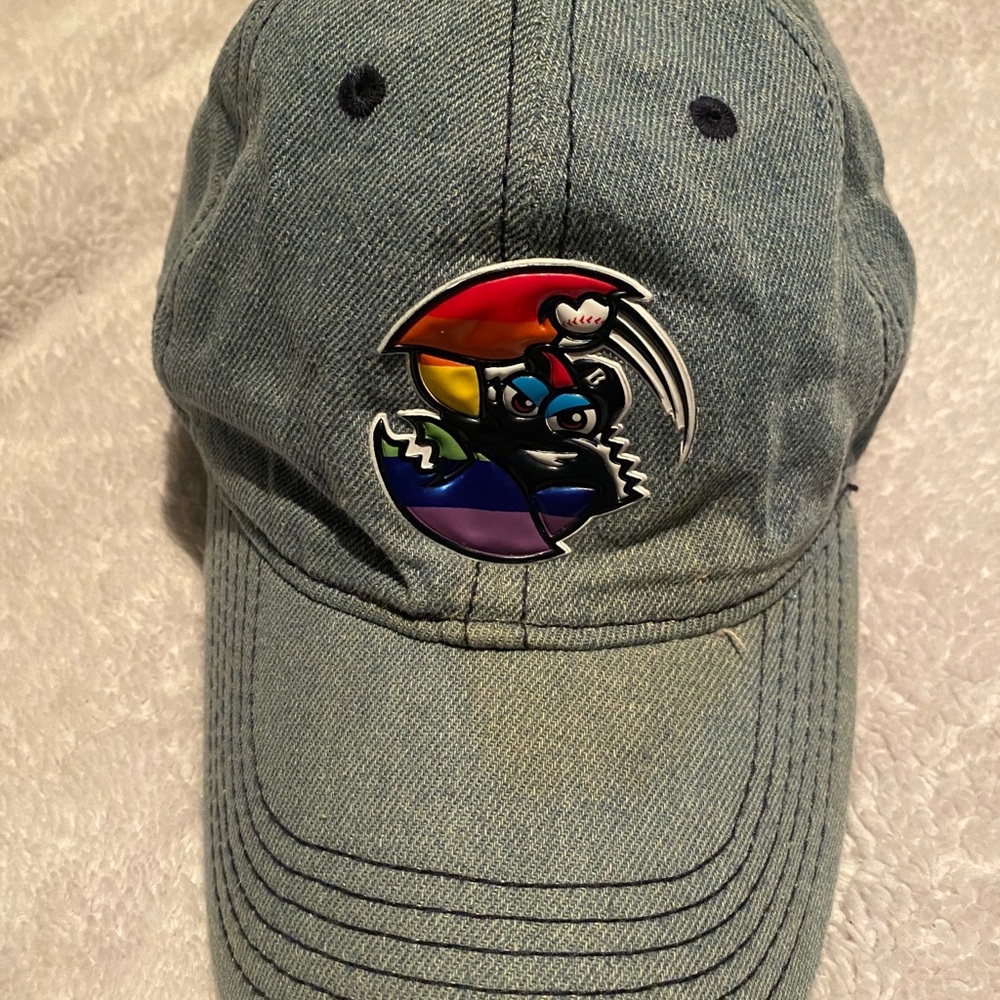 Lakewood Blue Claws Rainbow LGBT dad hat